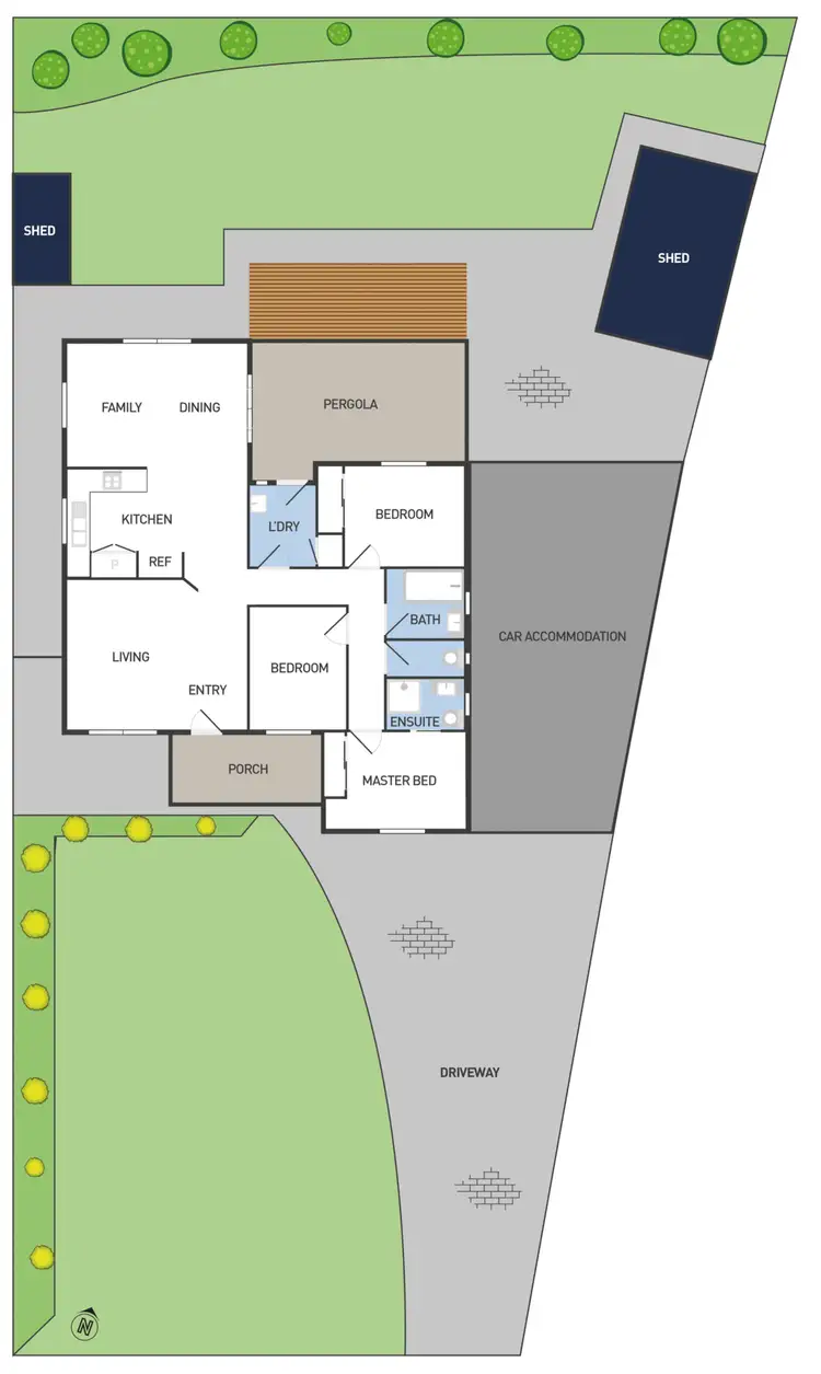 Floorplan of Homely house listing, 8 Windeatt Close, Mill Park VIC 3082