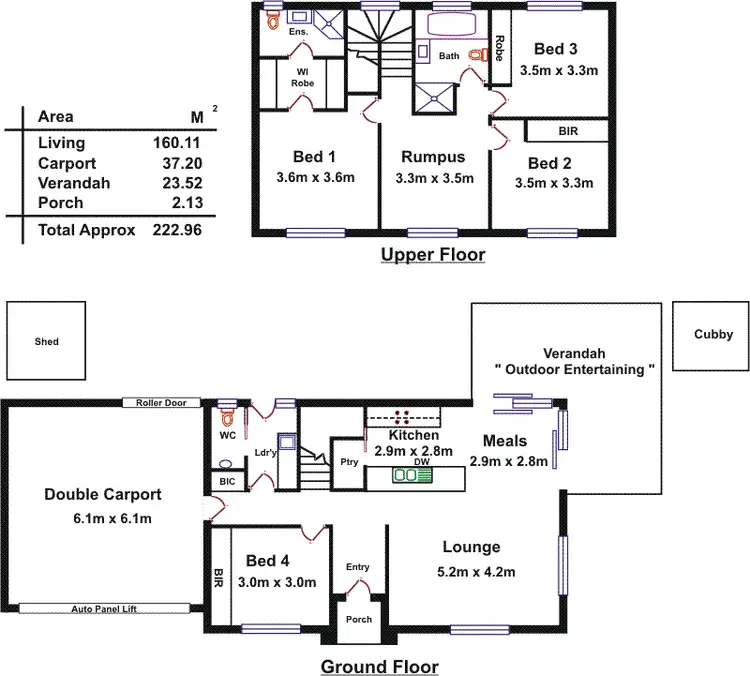 Floorplan of Homely house listing, 14 Evelyn Street, Vale Park SA 5081