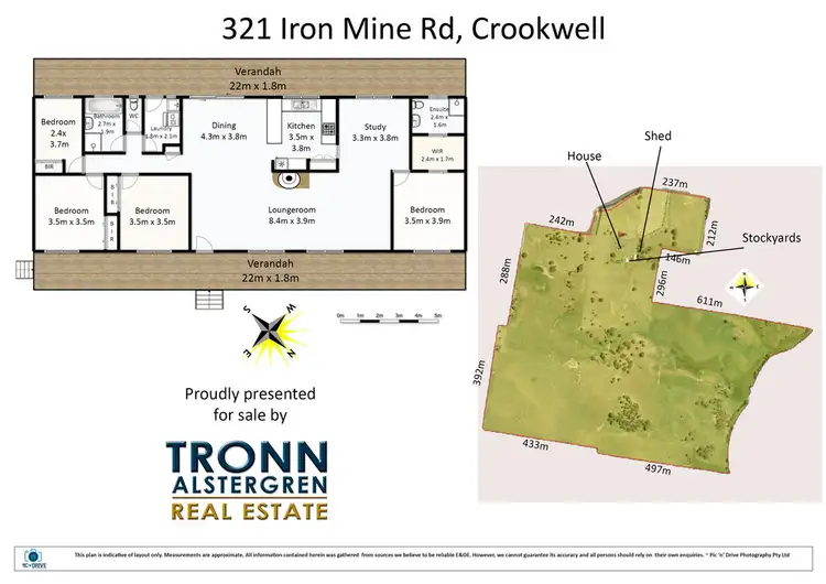 Floorplan of Homely rural property listing, 321 Iron Mine Road, Crookwell NSW 2583