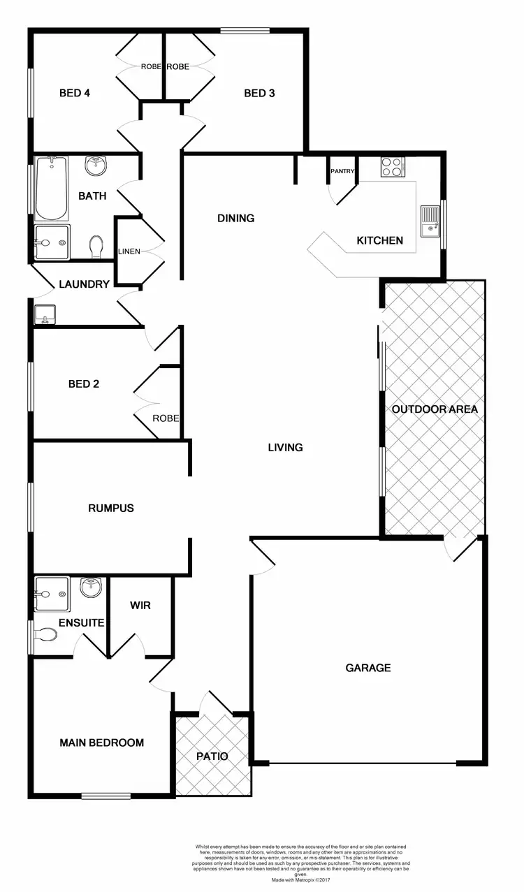 Floorplan of Homely house listing, 8 Sapphire Drive, Rutherford NSW 2320