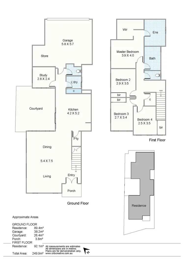 Floorplan of Homely house listing, 8 Prionotes Corner, Churchlands WA 6018