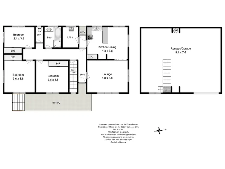 Floorplan of Homely house listing, 25 Kingsley Avenue, Romaine TAS 7320