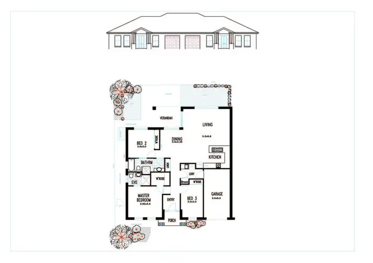 Floorplan of Homely unit listing, 11 /55 Brilliant Street, Bathurst NSW 2795