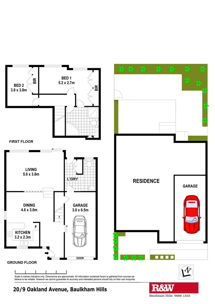 Floorplan of Homely townhouse listing, Address available on request