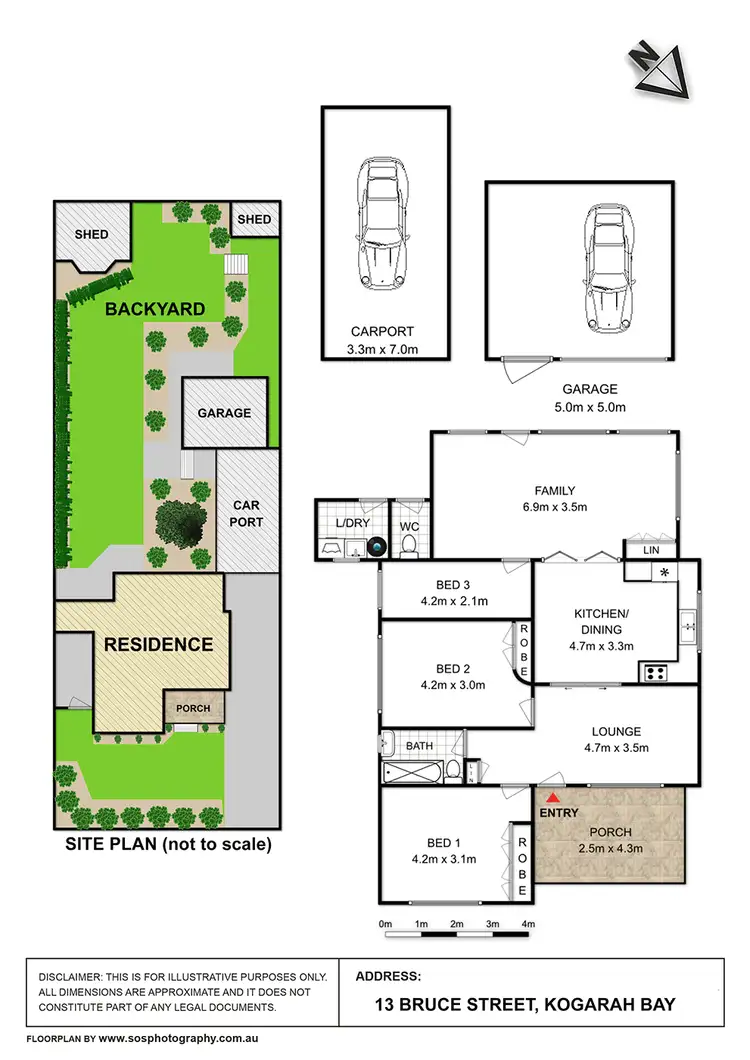 Floorplan of Homely house listing, 13 Bruce Street, Kogarah Bay NSW 2217