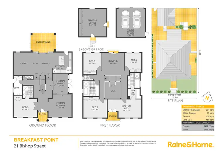 Floorplan of Homely house listing, 21 Bishop Street, Breakfast Point NSW 2137