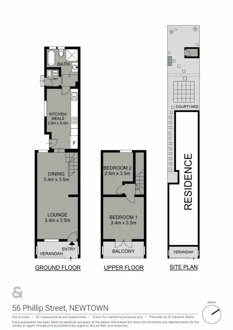 Floorplan of Homely house listing, 56 Phillip Street, Newtown NSW 2042