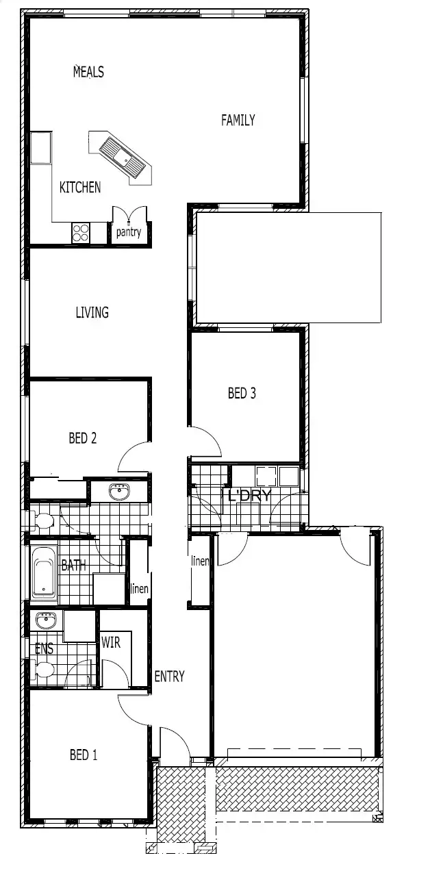 Floorplan of Homely house listing, 1/13 Cove View Drive, Port Lincoln SA 5606