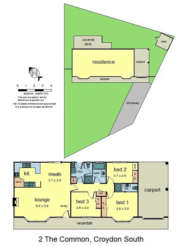 Floorplan of Homely house listing, 2 The Common, Croydon South VIC 3136
