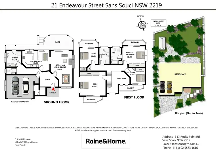 Floorplan of Homely house listing, 21 Endeavour Street, Sans Souci NSW 2219