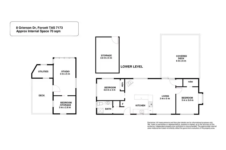Floorplan of Homely house listing, 8 Grierson Drive, Forcett TAS 7173
