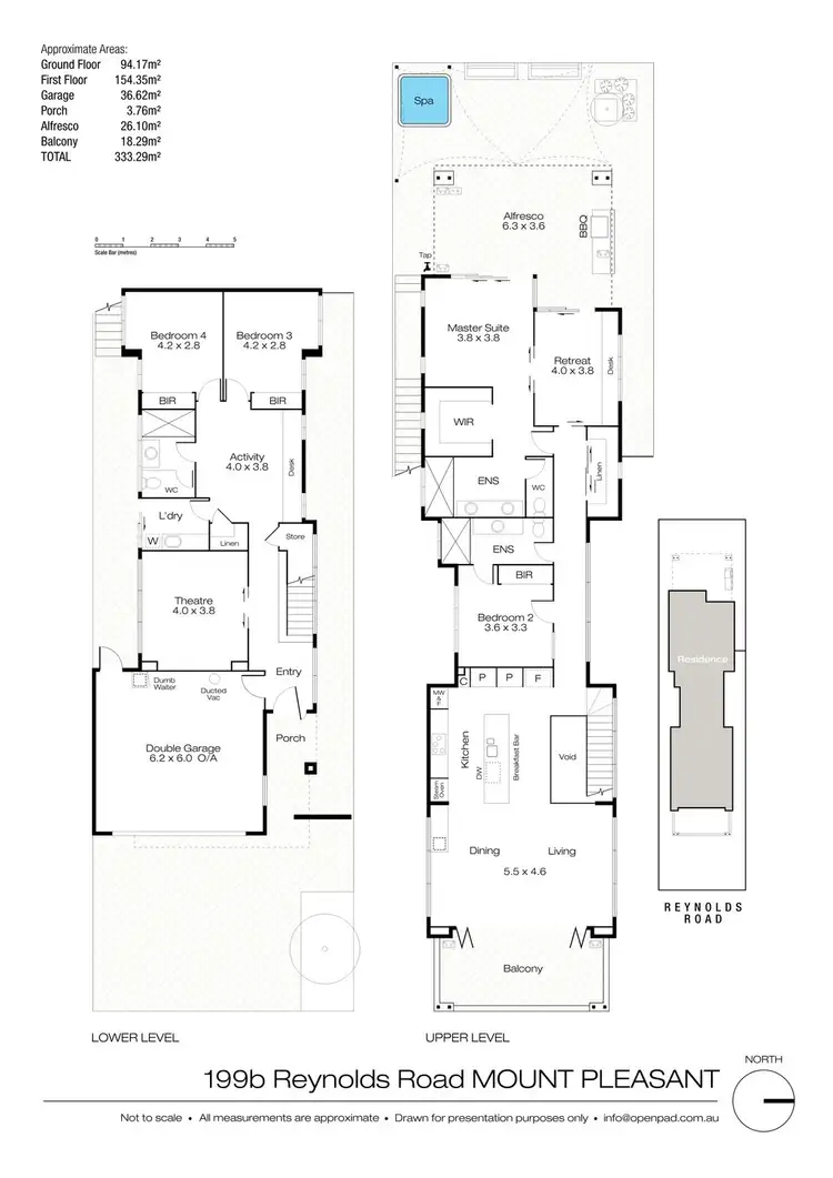 Floorplan of Homely house listing, 199B Reynolds Road, Mount Pleasant WA 6153