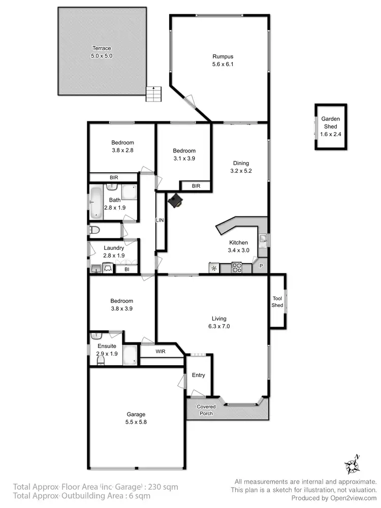 Floorplan of Homely house listing, 7 Iris Court, Kingston TAS 7050