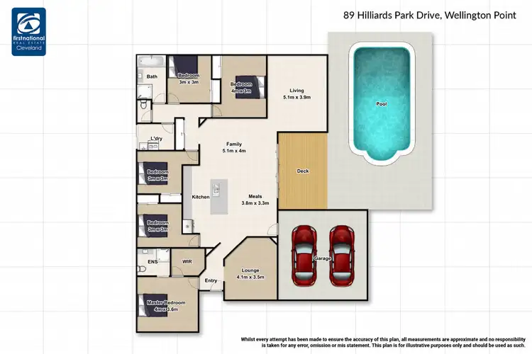 Floorplan of Homely house listing, 89 Hilliards Park Drive, Wellington Point QLD 4160