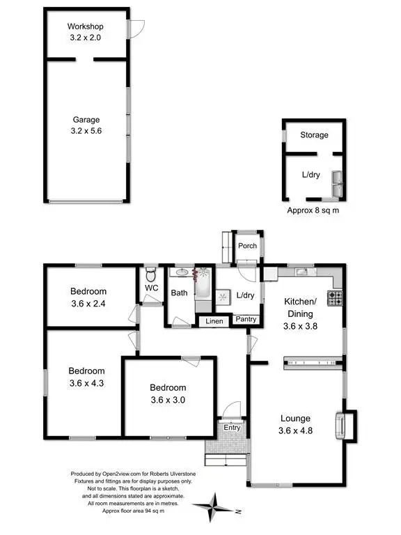 Floorplan of Homely house listing, 4 Pearson Street, Ulverstone TAS 7315