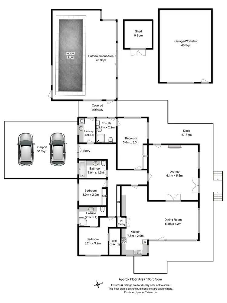 Floorplan of Homely house listing, 47 Mountford Drive, Mangalore TAS 7030