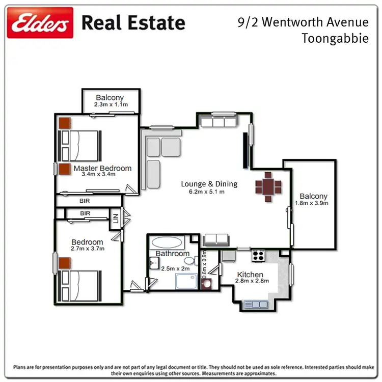 Floorplan of Homely unit listing, 9/2 Wentworth Avenue, Toongabbie NSW 2146