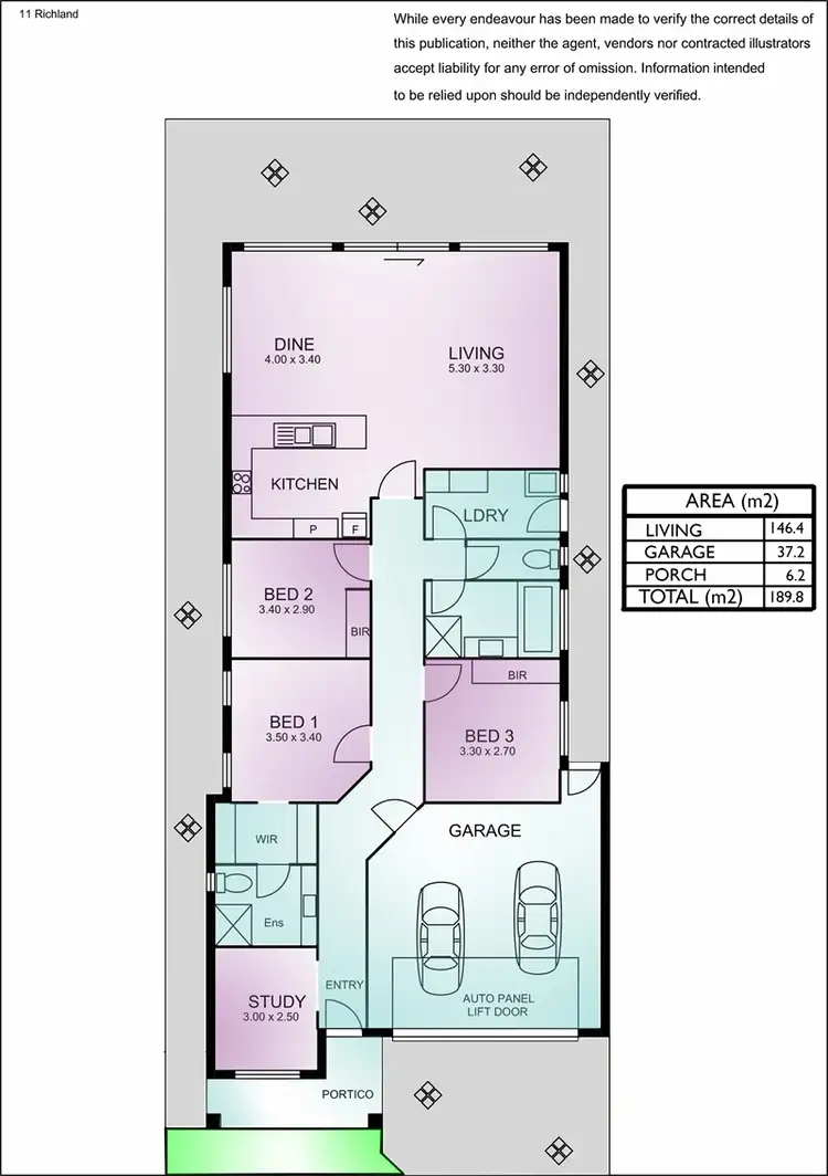 Floorplan of Homely house listing, 11A Richland Road, Newton SA 5074
