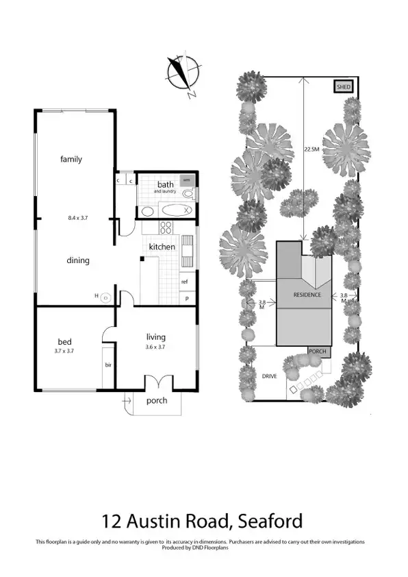 Floorplan of Homely house listing, 12 Austin Road, Seaford VIC 3198
