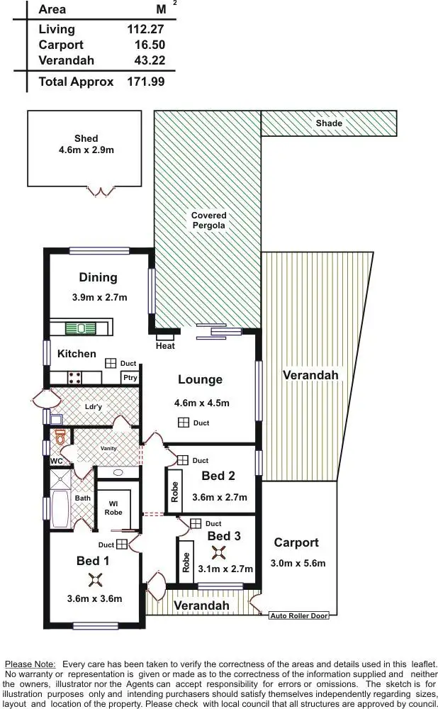 Floorplan of Homely house listing, 2 Millikan Court, Andrews Farm SA 5114