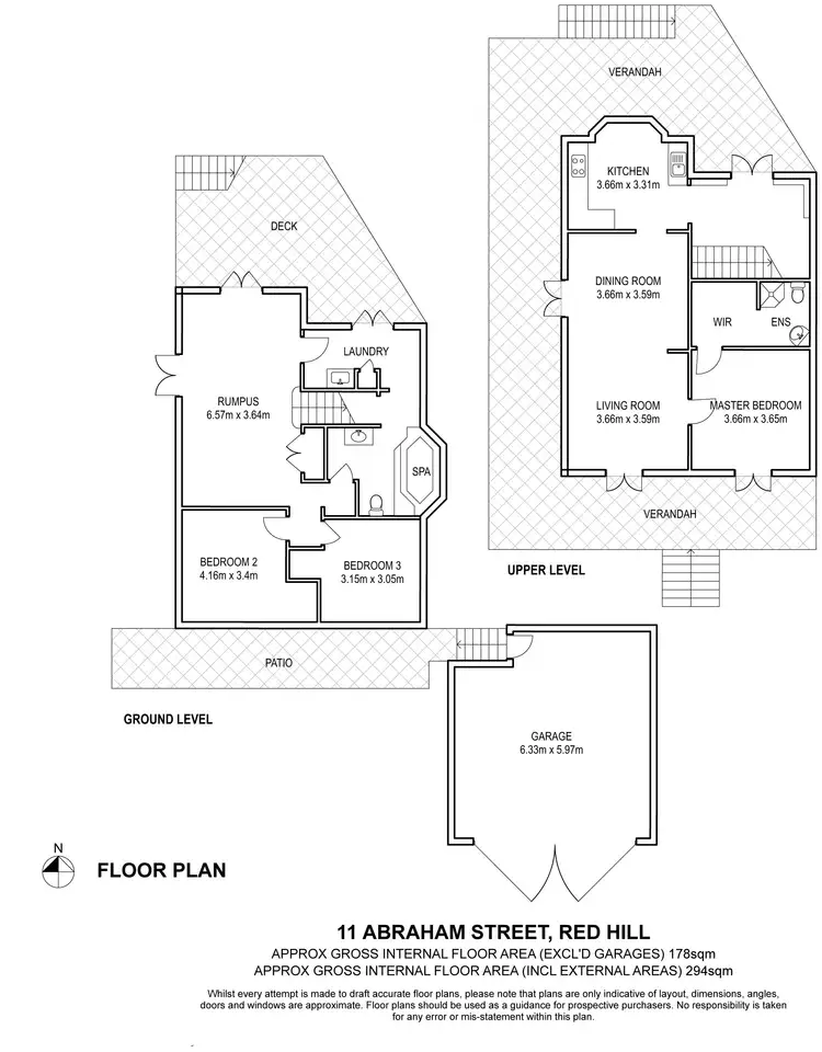 Floorplan of Homely house listing, 11 Abraham Street, Red Hill QLD 4059