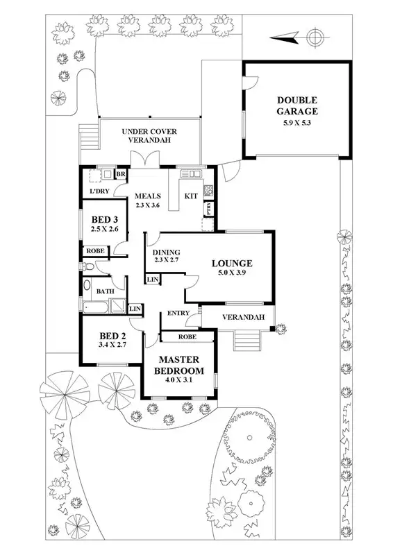 Floorplan of Homely house listing, 16 Glenscott Crescent, Strathmore Heights VIC 3041