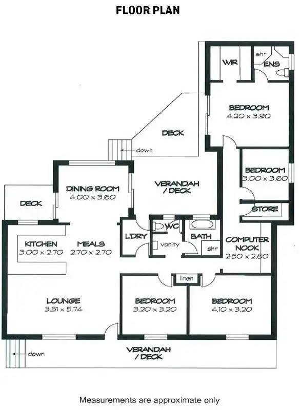 Floorplan of Homely house listing, 1 William Street, Middleton SA 5213