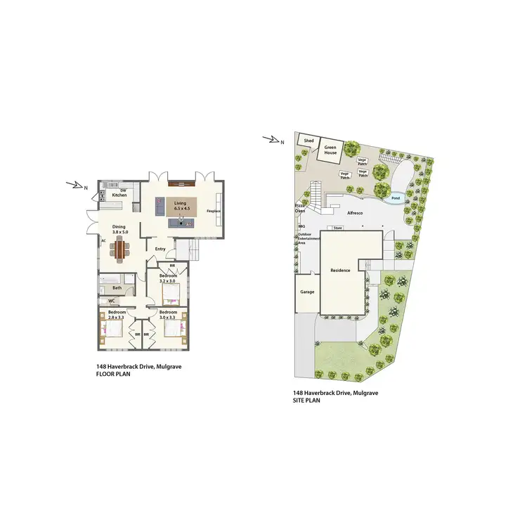 Floorplan of Homely house listing, 148 Haverbrack Drive, Mulgrave VIC 3170