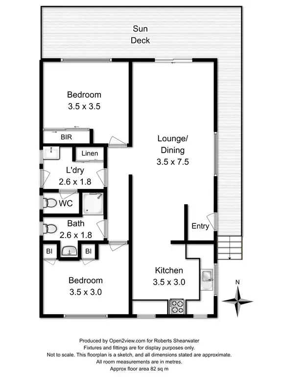Floorplan of Homely house listing, 24 Dumbleton Street, Hawley Beach TAS 7307