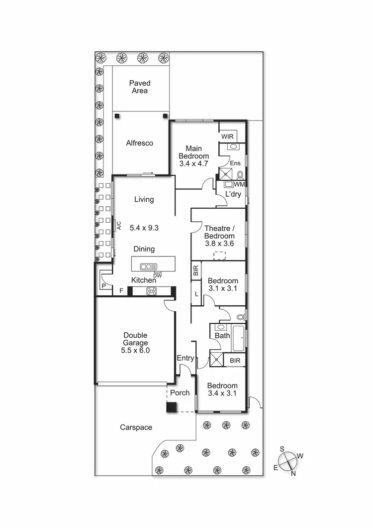 Floorplan of Homely house listing, 26 Mickleham Drive, Cranbourne North VIC 3977