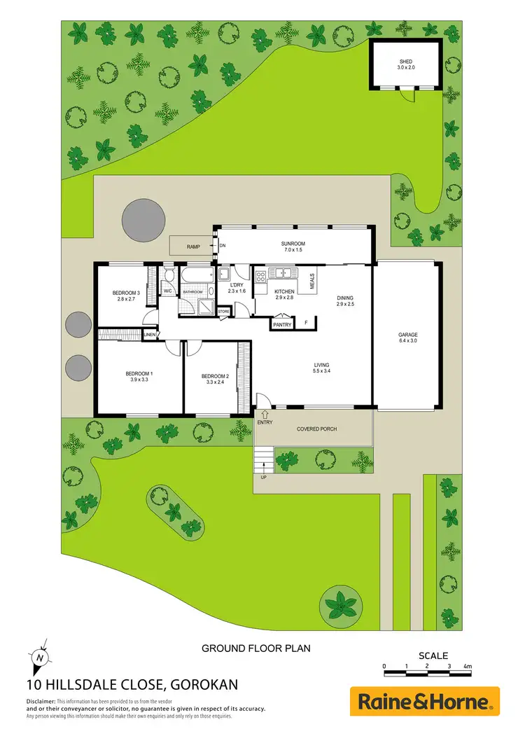 Floorplan of Homely house listing, 10 Hillsdale Close, Gorokan NSW 2263