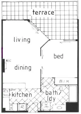 Floorplan of Homely apartment listing, 114/99 Griffith Street, Coolangatta QLD 4225