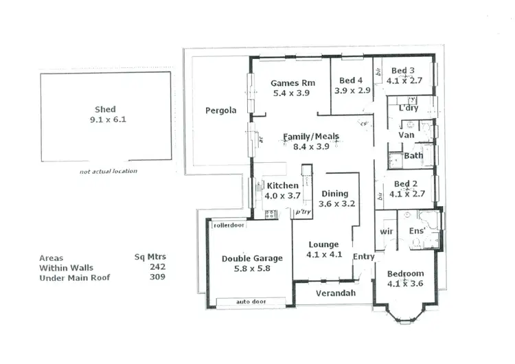 Floorplan of Homely house listing, 4 Blumberg Close, Birdwood SA 5234