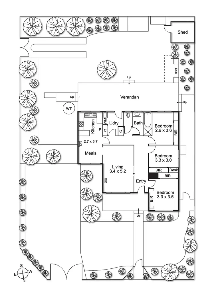 Floorplan of Homely house listing, 1 Louise Court, Seaford VIC 3198