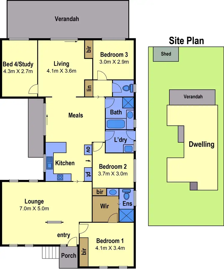 Floorplan of Homely house listing, 25 Clough Parade, Reservoir VIC 3073