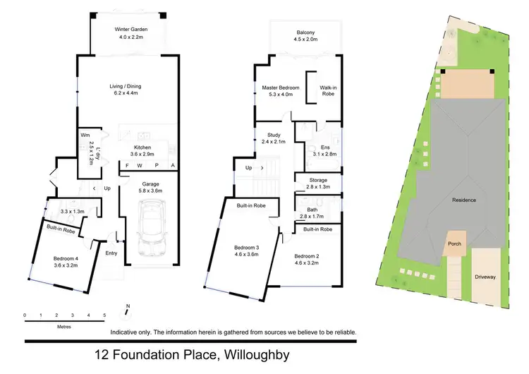 Floorplan of Homely house listing, 12 Foundation Place, Willoughby NSW 2068