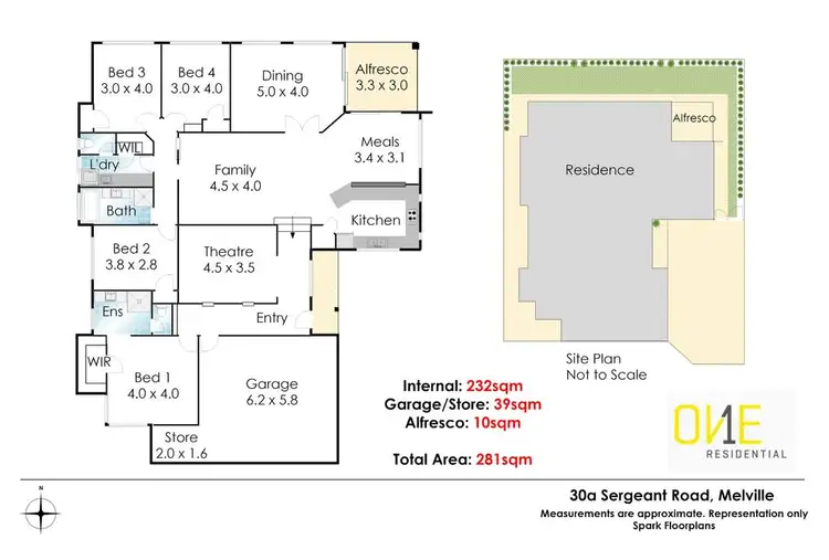 Floorplan of Homely house listing, 30A Sergeant Road, Melville WA 6156