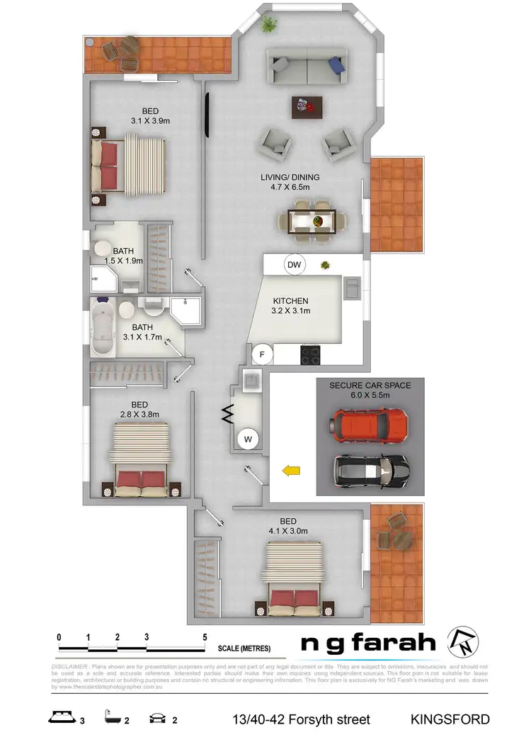 Floorplan of Homely unit listing, 13/40-42 Forsyth Street, Kingsford NSW 2032