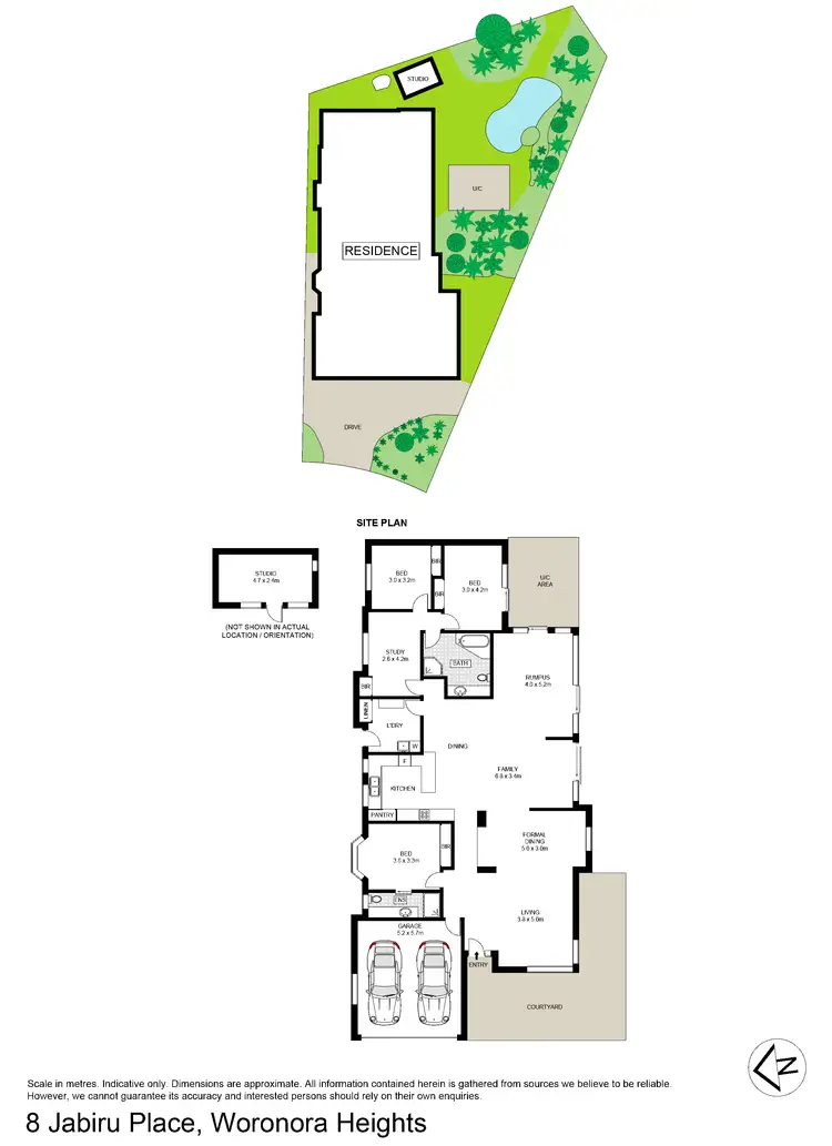 Floorplan of Homely house listing, 8 Jabiru Place, Woronora Heights NSW 2233