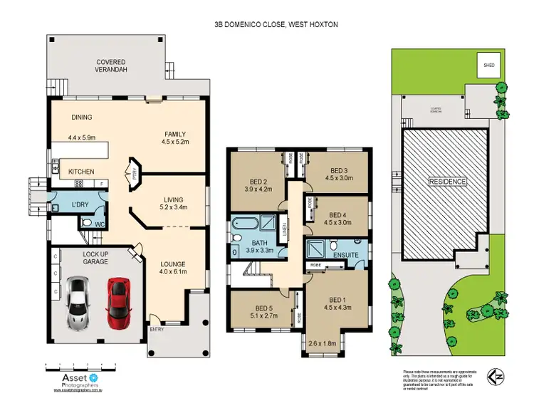 Floorplan of Homely house listing, 3B Domenico Close, West Hoxton NSW 2171