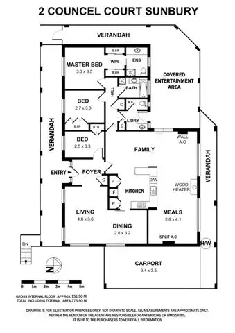Floorplan of Homely house listing, 2 Counsel Crt, Sunbury VIC 3429