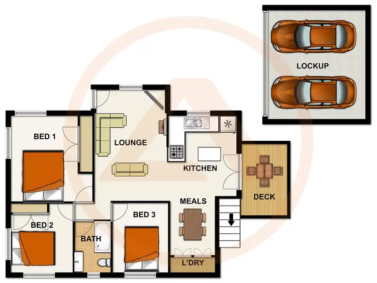 Floorplan of Homely house listing, 62 Sycamore St, Inala QLD 4077