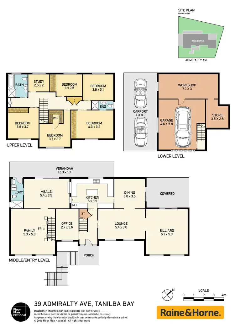 Floorplan of Homely house listing, 39 Admiralty Avenue, Tanilba Bay NSW 2319