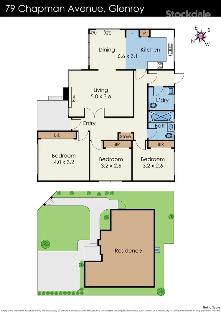 Floorplan of Homely house listing, 79 Chapman Avenue, Glenroy VIC 3046