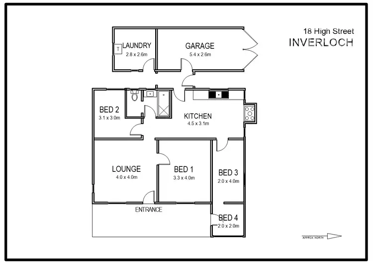 Floorplan of Homely house listing, 18 High Street, Inverloch VIC 3996