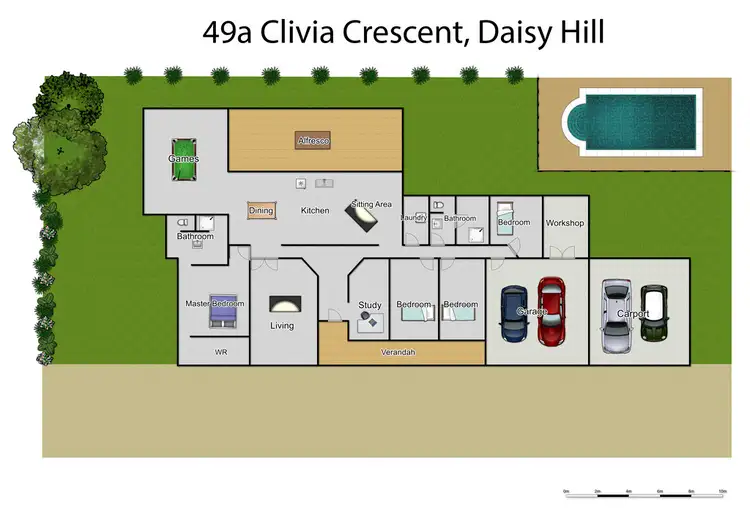 Floorplan of Homely house listing, 49a Clivia Crescent, Daisy Hill QLD 4127