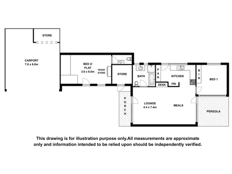 Floorplan of Homely house listing, 12-18 Mabel Street, Beachport SA 5280