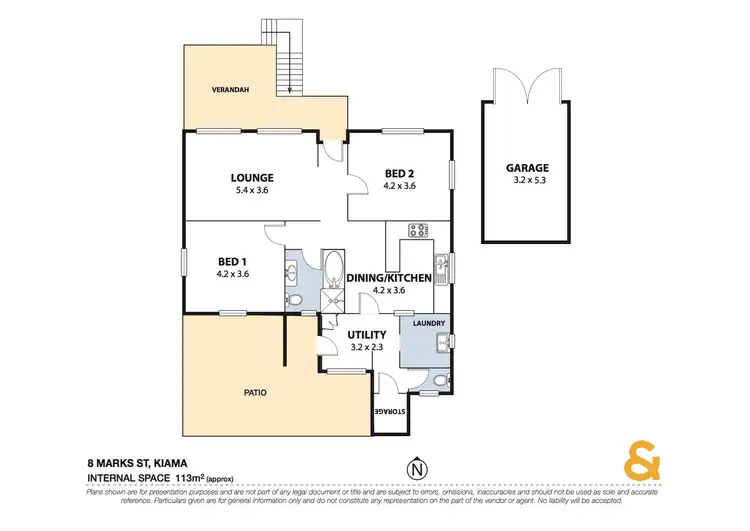 Floorplan of Homely house listing, 8 Marks Street, Kiama NSW 2533
