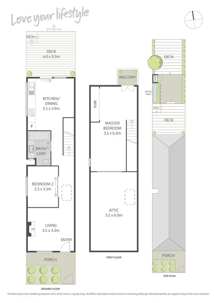 Floorplan of Homely house listing, 89E Camden Street, Enmore NSW 2042