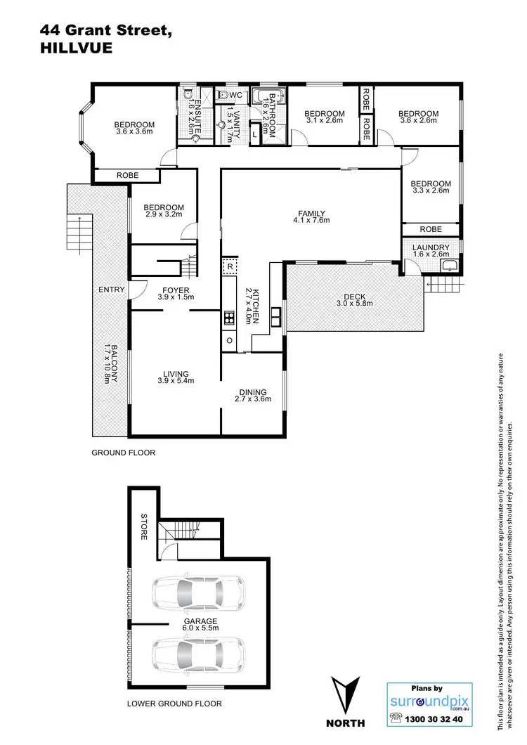 Floorplan of Homely house listing, 44 Grant Street, Tamworth NSW 2340